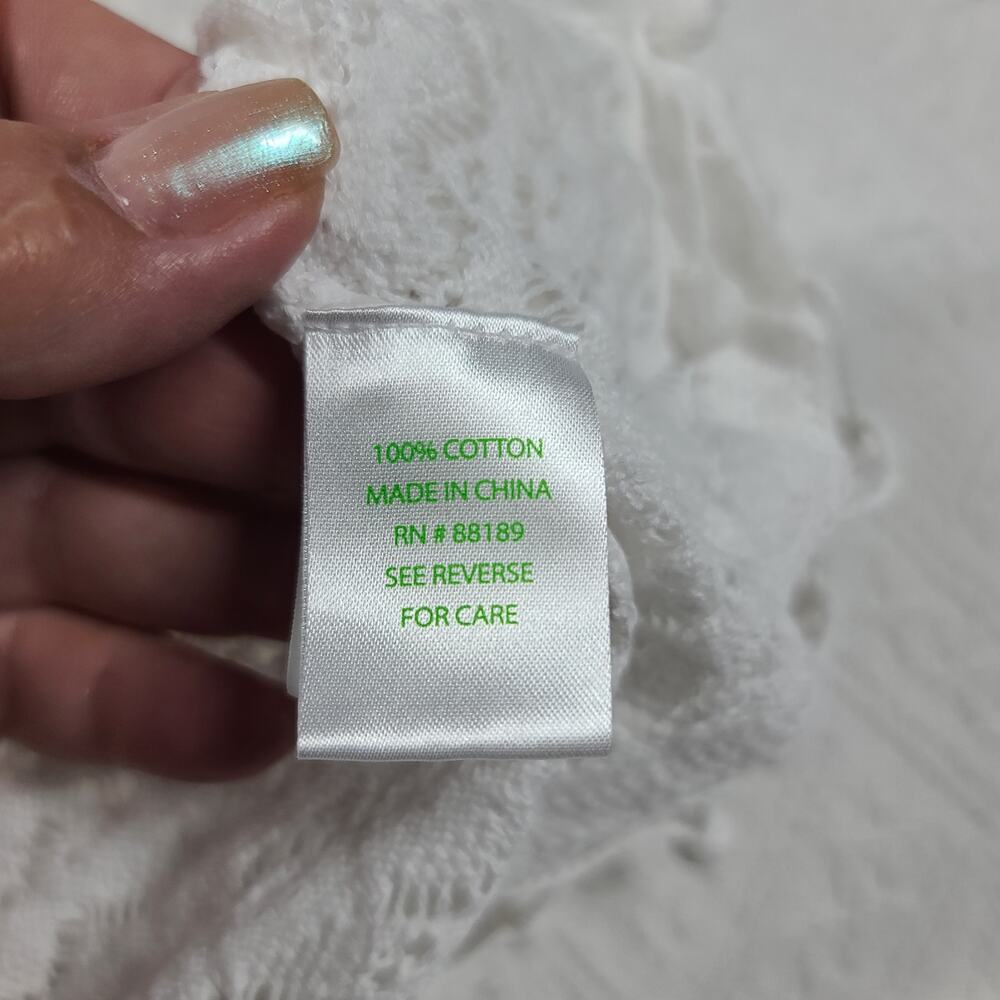 Lilly Pulitzer white Athena resort crochet dress Size Small resort wear preppy - Picture 9 of 12